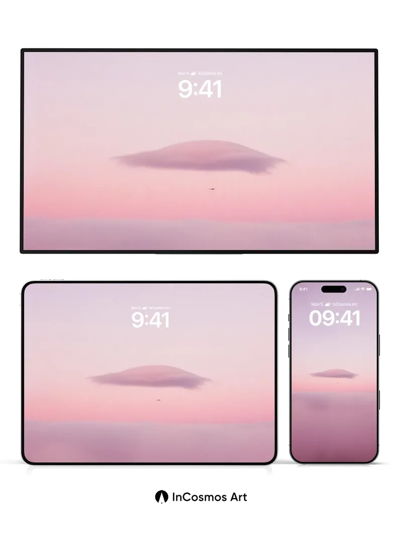 Serenity Cloud Wallpaper with Ethereal Horizon