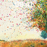 Whispering Canopy Wallpaper with Floating Petals wallpaper for iPhone, iPad & Mac