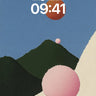 Serene Sphere Wallpaper with Floating Orbs wallpaper for iPhone, iPad & Mac