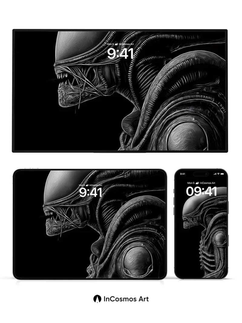 Silent Predator Wallpaper with Living Shadows