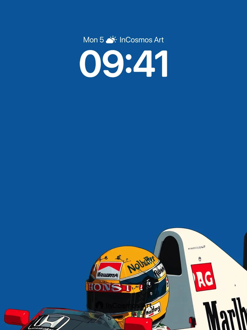 Racing Reverie Wallpaper with Vintage Speed