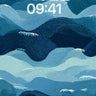 Ethereal Ocean Waves Wallpaper wallpaper for iPhone, iPad & Mac