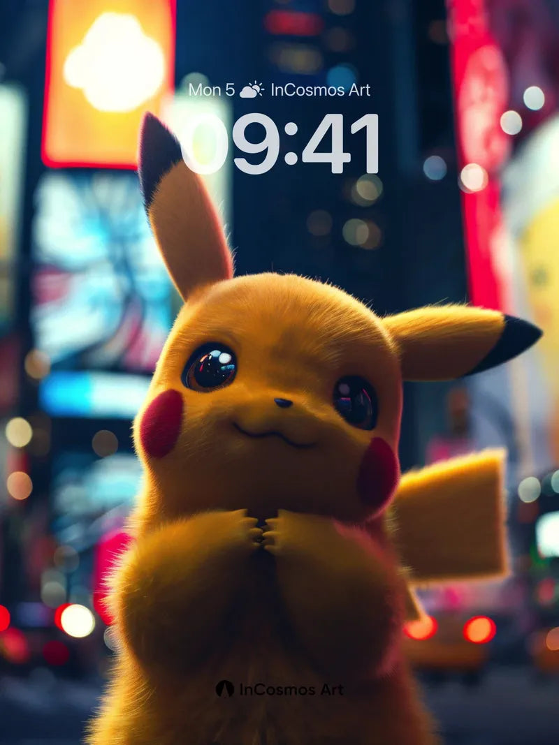 Neon Hush Wallpaper with Electric Ears