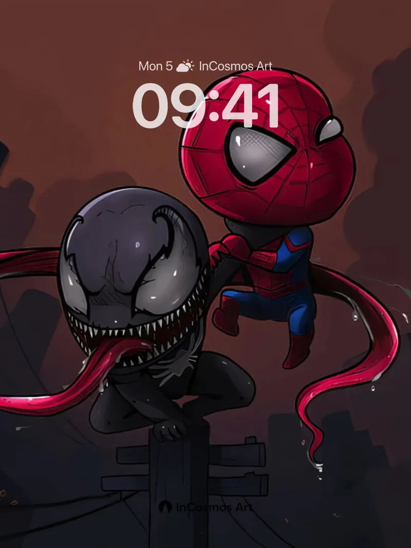 Twisted Web Wallpaper with Venomous Embrace