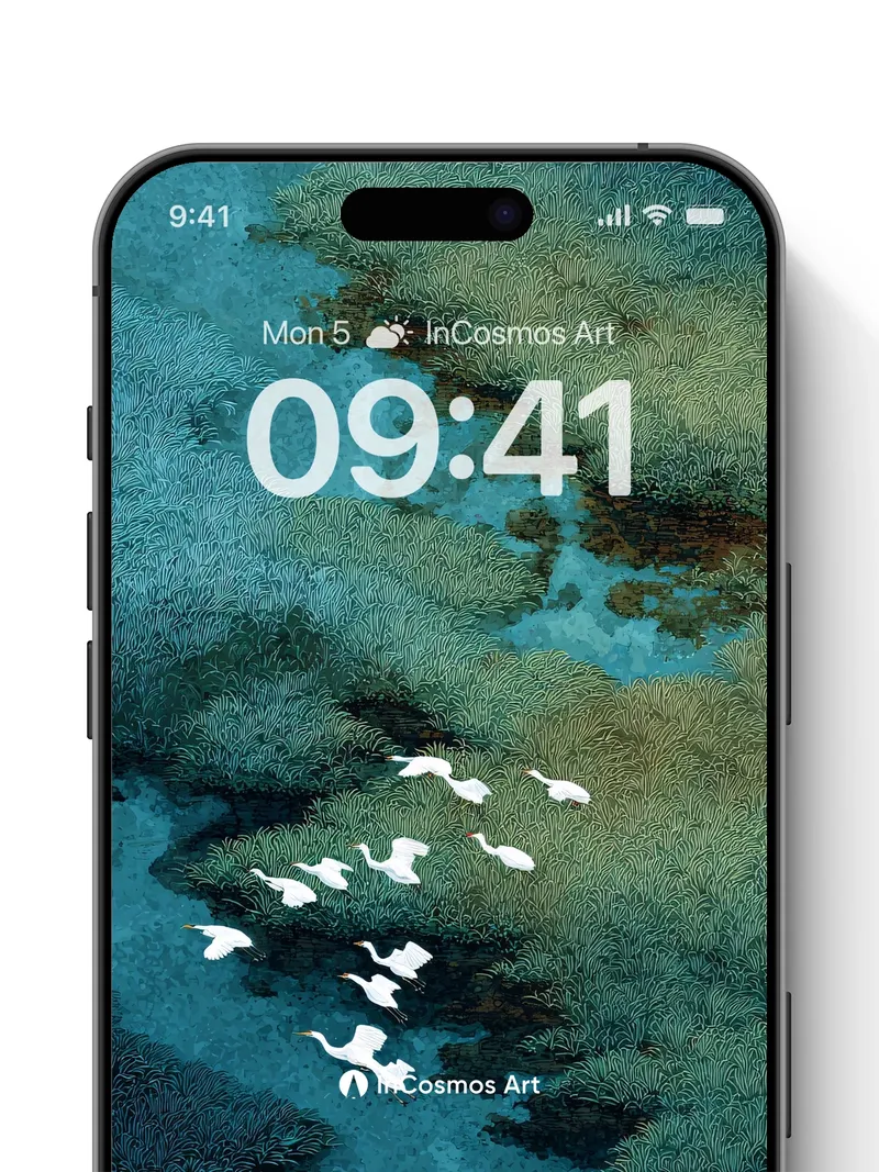Serenity Flight Wallpaper with Marsh Echoes
