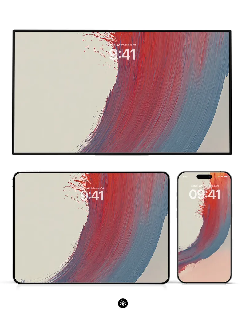 Vibrant Swirl Abstract Wallpaper