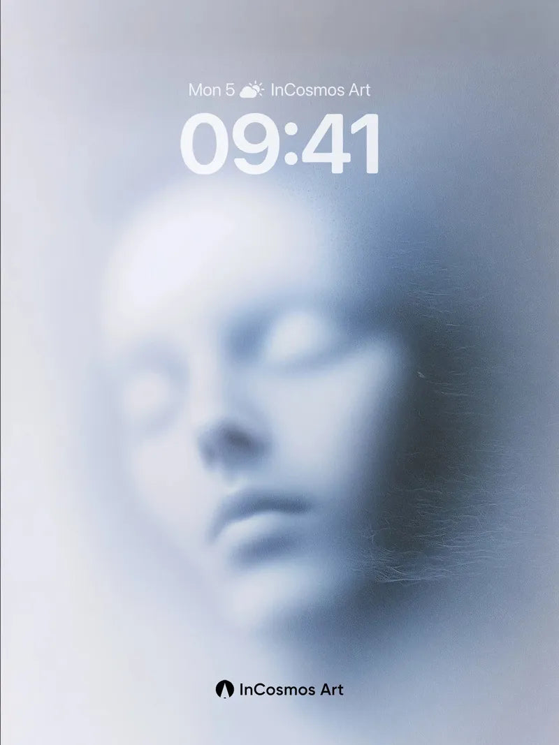 Fog-Laced Portrait Wallpaper with Ethereal Glow wallpaper for iPhone, iPad & Mac