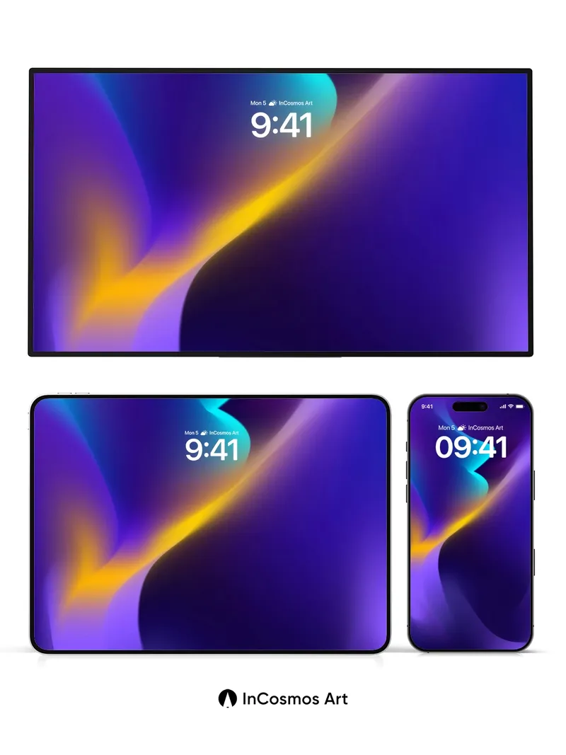 Luminous Veil Wallpaper with Ethereal Flow