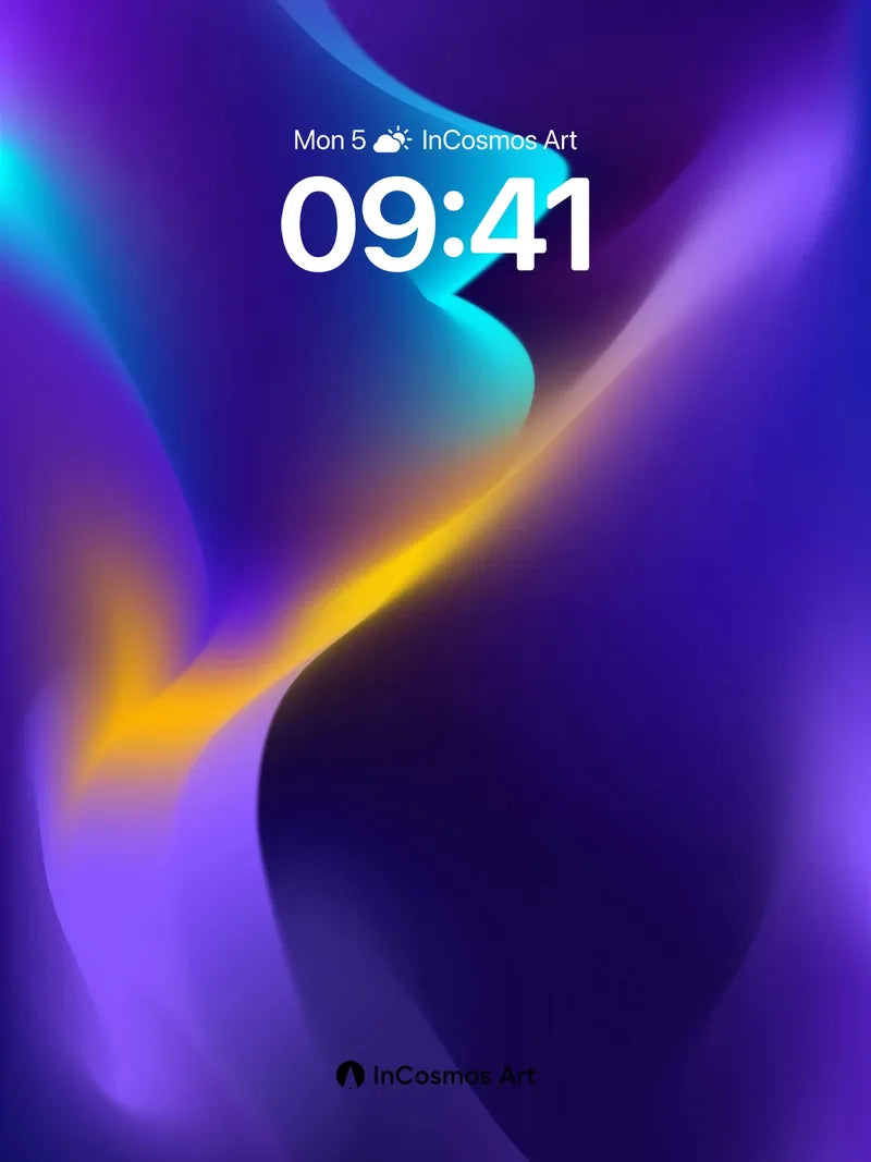 Luminous Veil Wallpaper with Ethereal Flow