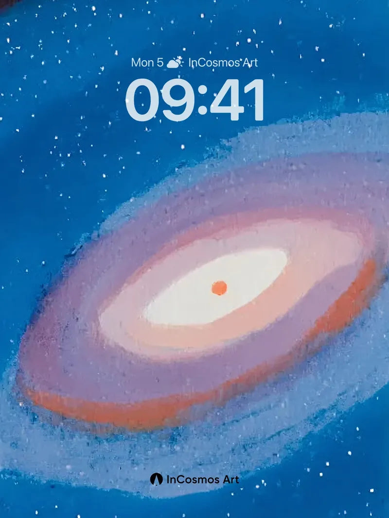 Soft Nebula Wallpaper with Starry Halo