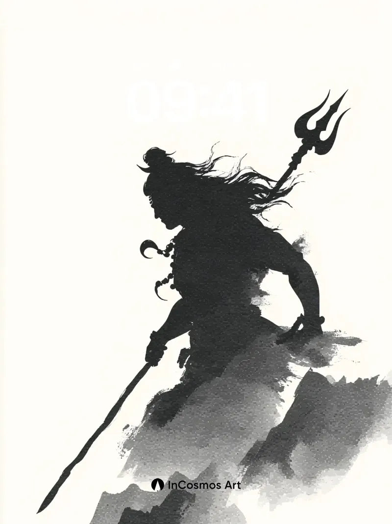 Shadow Warrior Wallpaper with Inked Peaks