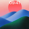 Serene Horizon Wallpaper with Gradient Hues wallpaper for iPhone, iPad & Mac