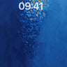 Deep Ocean Fish Swarm Artistic Wallpaper wallpaper for iPhone, iPad & Mac