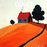 Autumn Hush Wallpaper with Smoldering Chimney wallpaper for iPhone, iPad & Mac