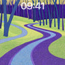 Whispering Path Wallpaper with Serpentine Light wallpaper for iPhone, iPad & Mac