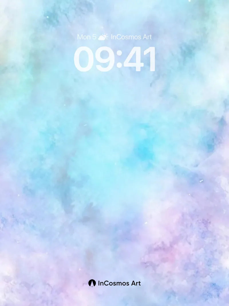 Ethereal Sky Gradient Wallpaper with Soft Hues