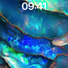 Cosmic Agate Wallpaper with Electric Veins wallpaper for iPhone, iPad & Mac