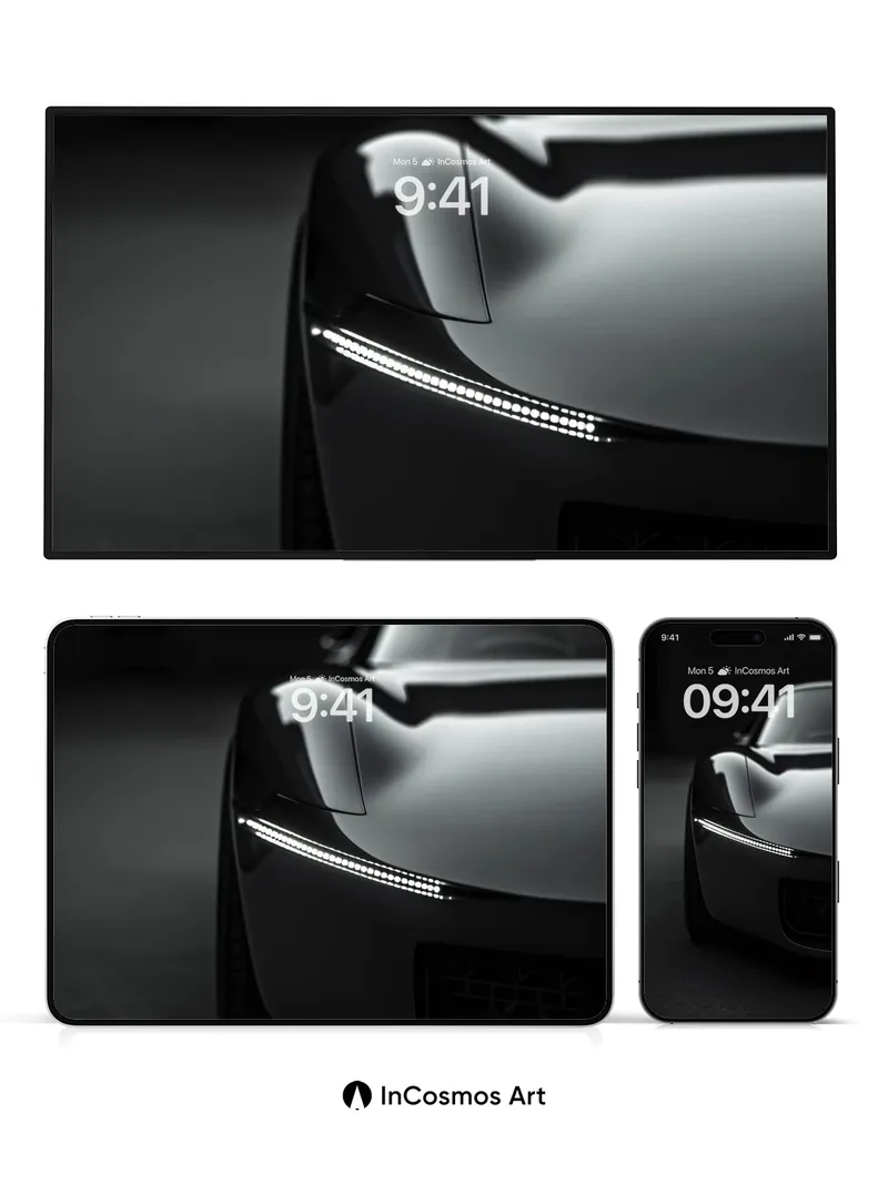 Shadowed Velocity Wallpaper with Neon Veins