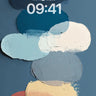 Pastel Cloud Stack Minimalist Wallpaper