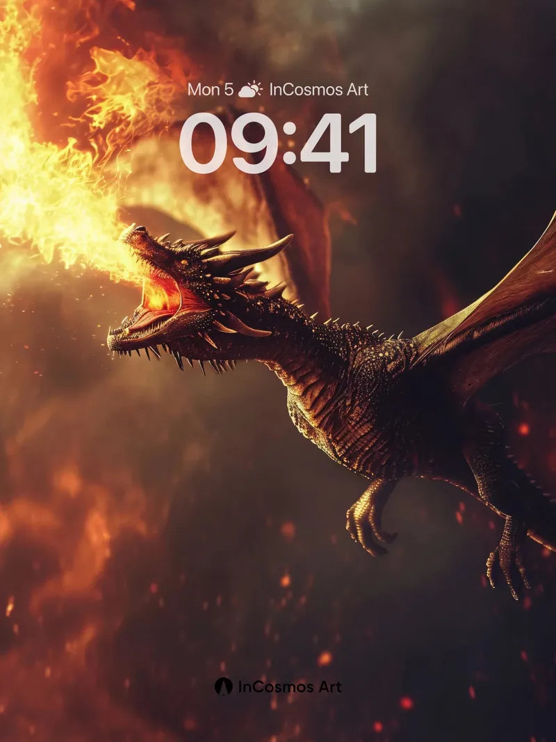 Inferno Wing Wallpaper with Molten Breath