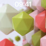 Floating Facets Wallpaper with Geometric Light wallpaper for iPhone, iPad & Mac