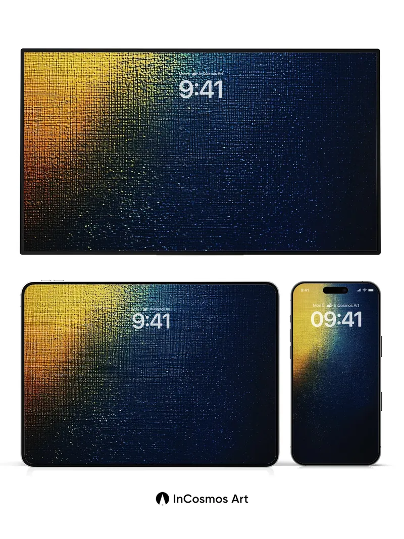 Golden Hush Wallpaper with Textured Depth