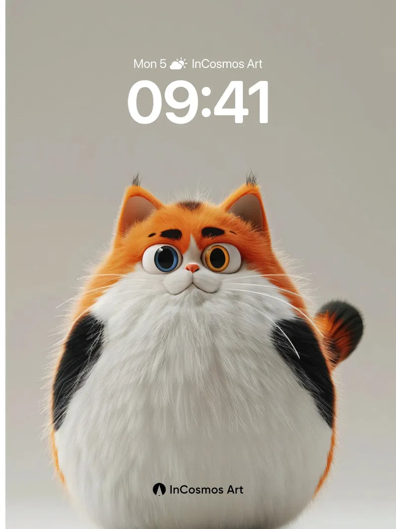 Plush Whimsy Wallpaper with Animated Eyes wallpaper for iPhone, iPad & Mac