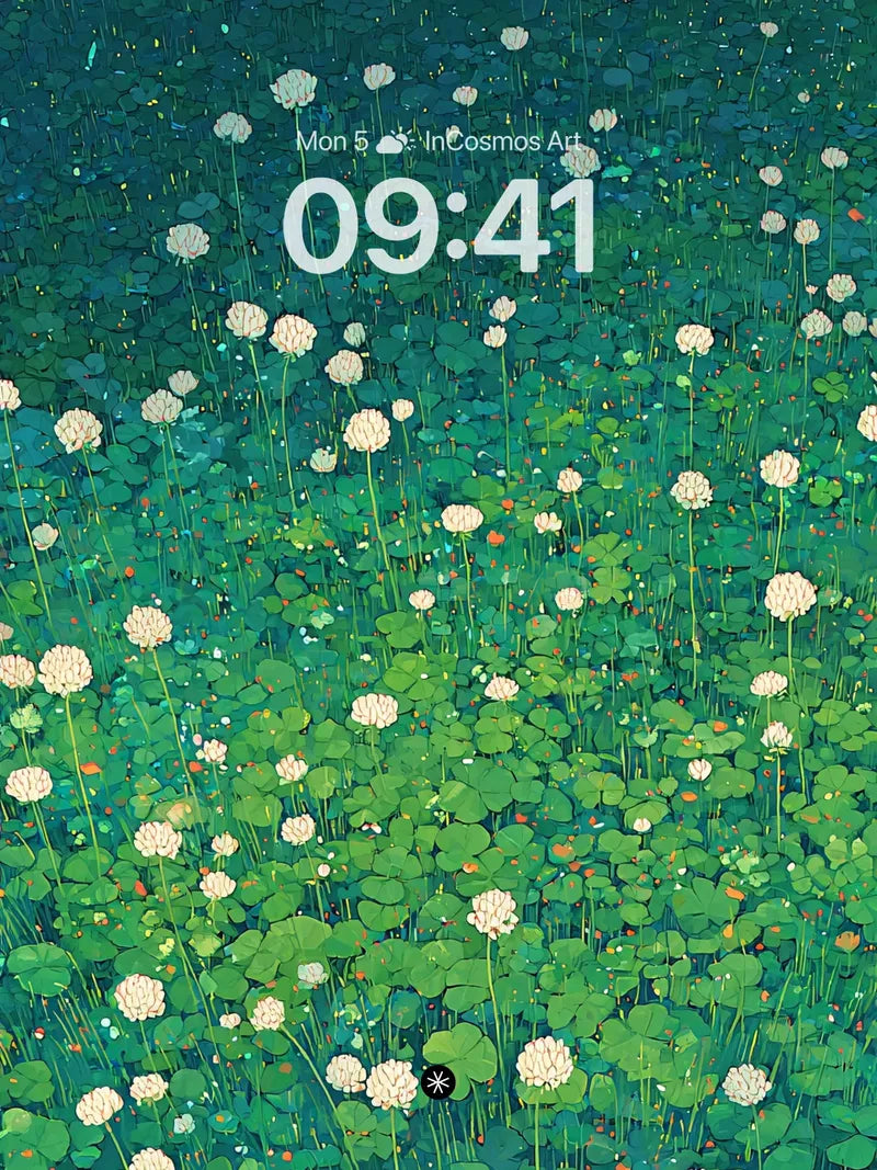 Clover Field Wallpaper 8K AMOLED Wallpaper wallpaper for iPhone, iPad & Mac