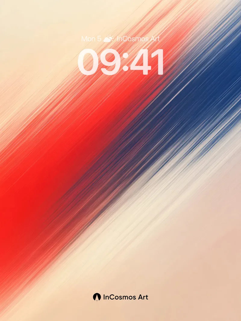 Velvet Motion Wallpaper with Diagonal Light Trails