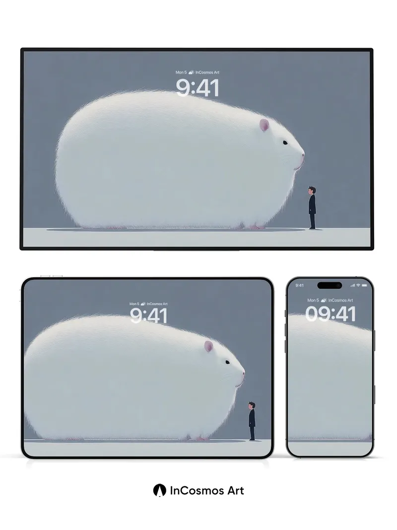 Quiet Giant Wallpaper with Whispering Scale