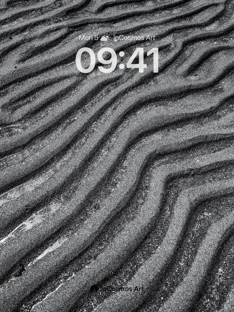 Whispering Sand Wallpaper with Wind-Drawn Lines