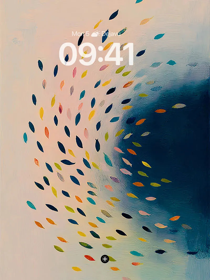 Colorful Leaf Gradient Wallpaper wallpaper for iPhone, iPad & Mac