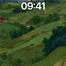 Rain-Slicked Valley Wallpaper with Whispering Fields wallpaper for iPhone, iPad & Mac