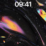 Cosmic Oil Wallpaper with Iridescent Veins wallpaper for iPhone, iPad & Mac