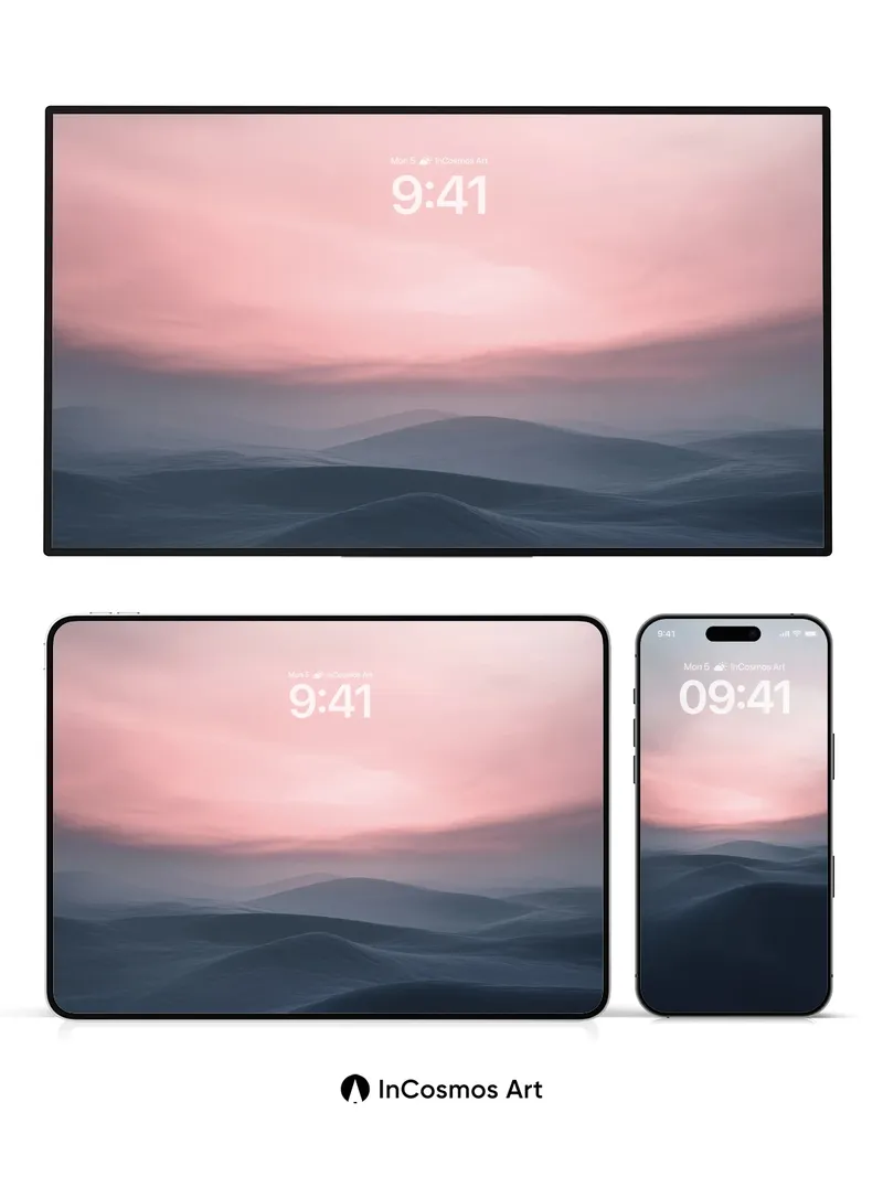 Silent Dunes Wallpaper with Twilight Hush