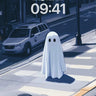 Silent Ghost Wallpaper with City Light wallpaper for iPhone, iPad & Mac