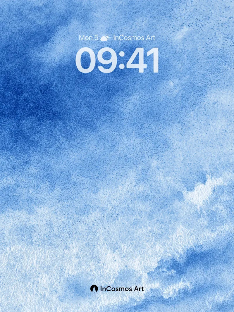 Serene Skyline Wallpaper with Ethereal Clouds