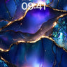 Cosmic Veil Wallpaper with Golden Rifts wallpaper for iPhone, iPad & Mac