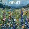 Whispering Meadow Wallpaper with Impressionist Bloom wallpaper for iPhone, iPad & Mac