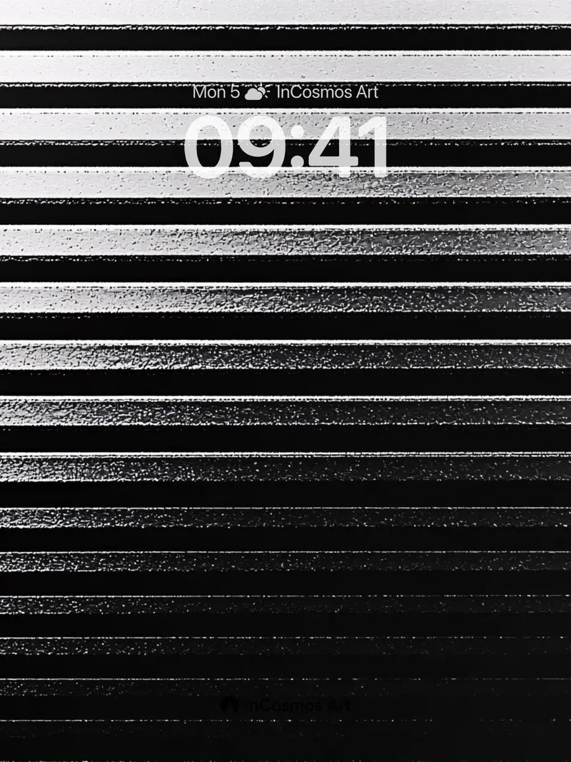 Silent Steel Wallpaper with Light's Fingers