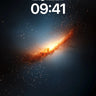 Cosmic Ember Wallpaper with Celestial Arc wallpaper for iPhone, iPad & Mac