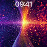 Cosmic Weave Wallpaper with Starlight Threads wallpaper for iPhone, iPad & Mac