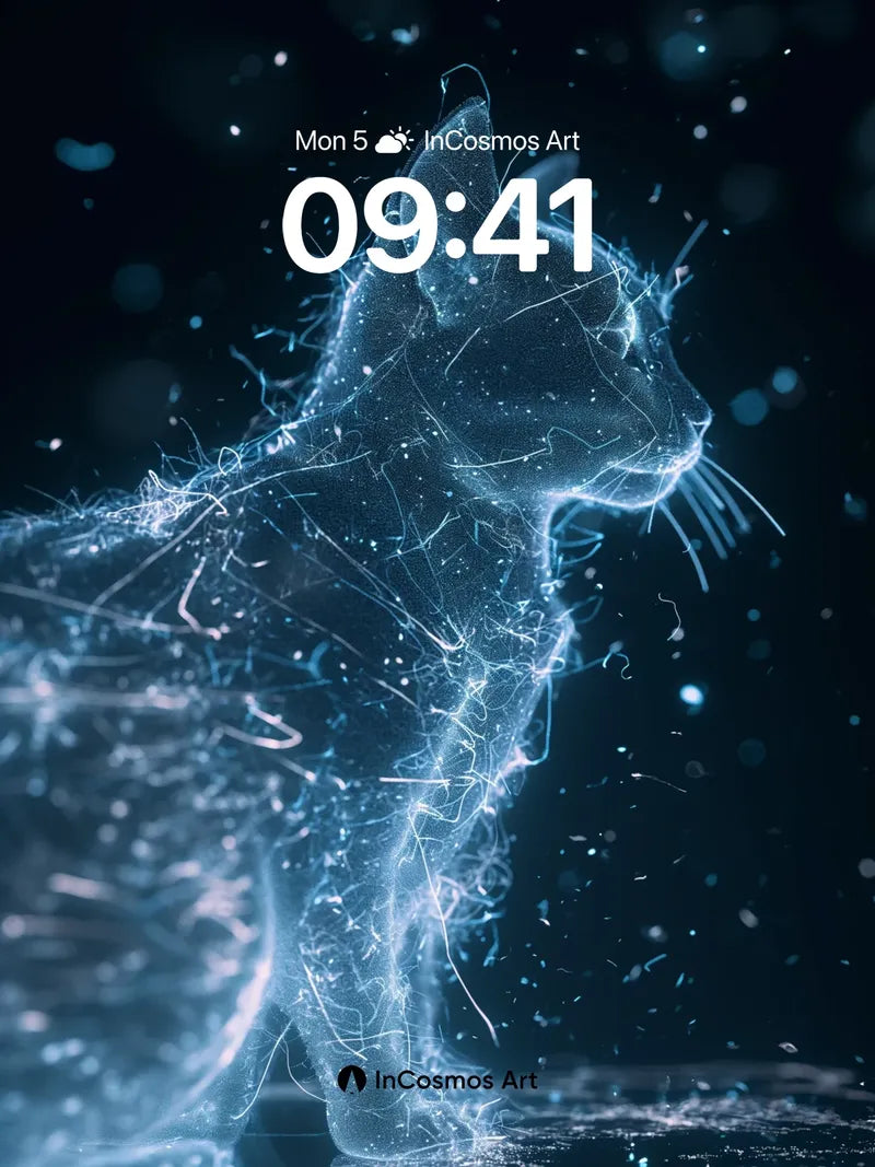 Electrostatic Whisker Wallpaper with Cosmic Static