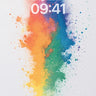 Colorstorm Explosion Wallpaper with Rainbow Dust wallpaper for iPhone, iPad & Mac