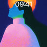 Neon Serenity Wallpaper with Celestial Halo wallpaper for iPhone, iPad & Mac