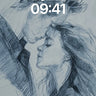 Whispering Shadows Wallpaper with Intimate Lines wallpaper for iPhone, iPad & Mac