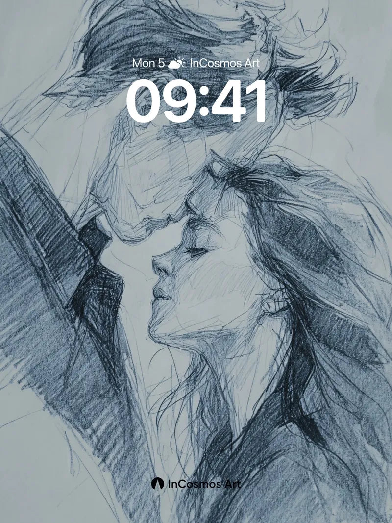 Whispering Shadows Wallpaper with Intimate Lines