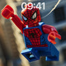 Playful Web-Swing Wallpaper with LEGO Hero wallpaper for iPhone, iPad & Mac