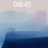Ethereal Oceanic Gradient Wallpaper with Brushstroke Textures wallpaper for iPhone, iPad & Mac
