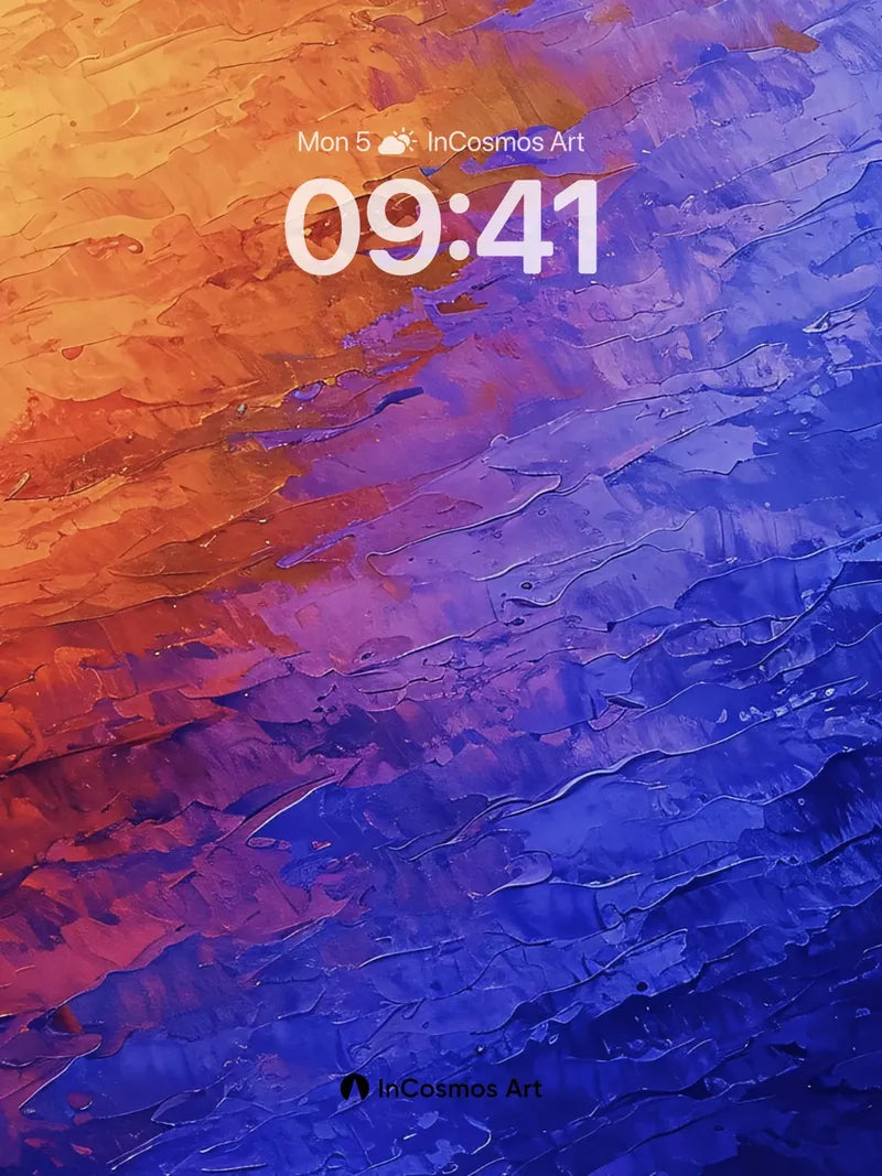 Crimson Tide Wallpaper with Liquid Light Veins